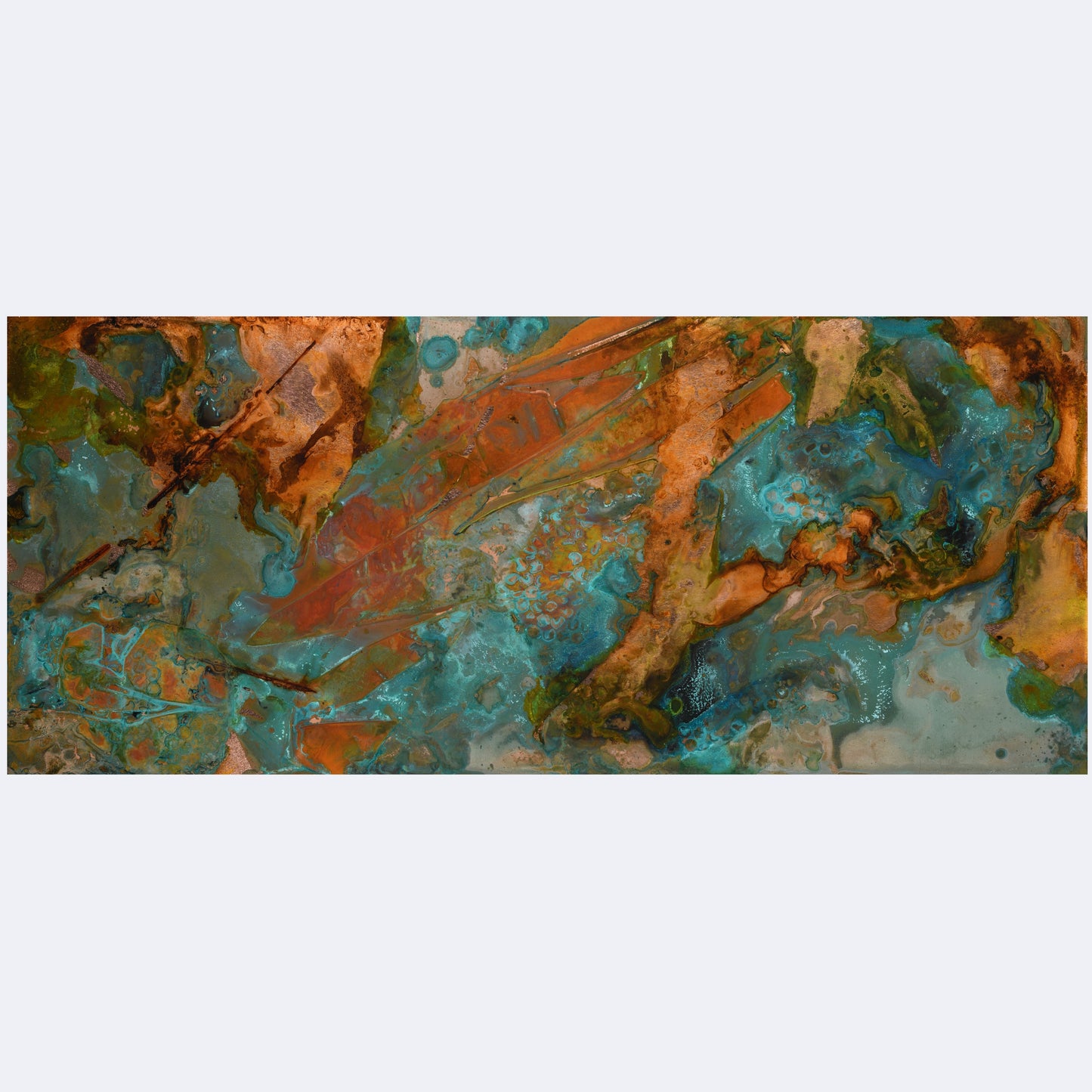 Chromatic Shards | 32" x 14"