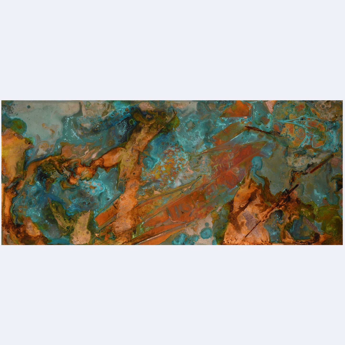 Chromatic Shards | 32" x 14"