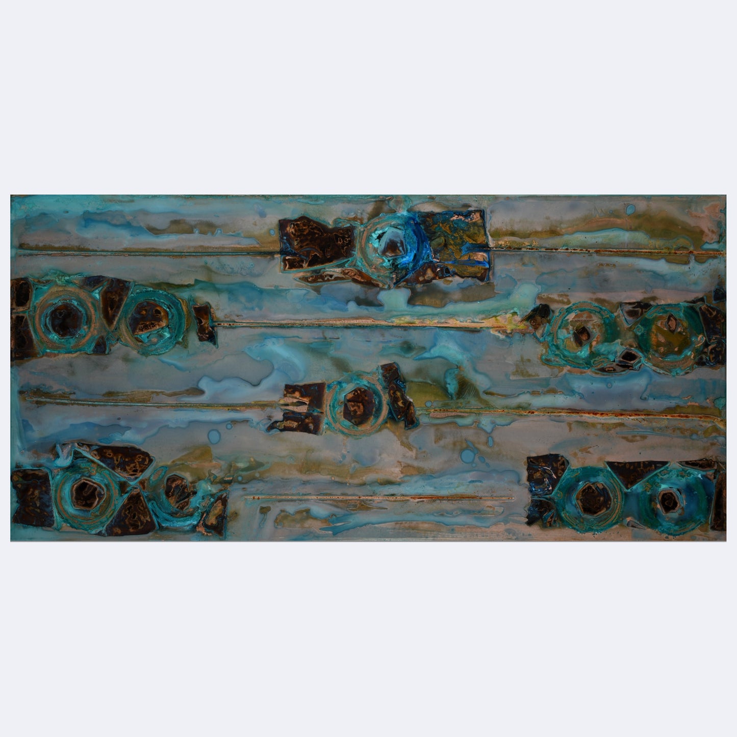 Denim And Diamonds | 48" x 24"