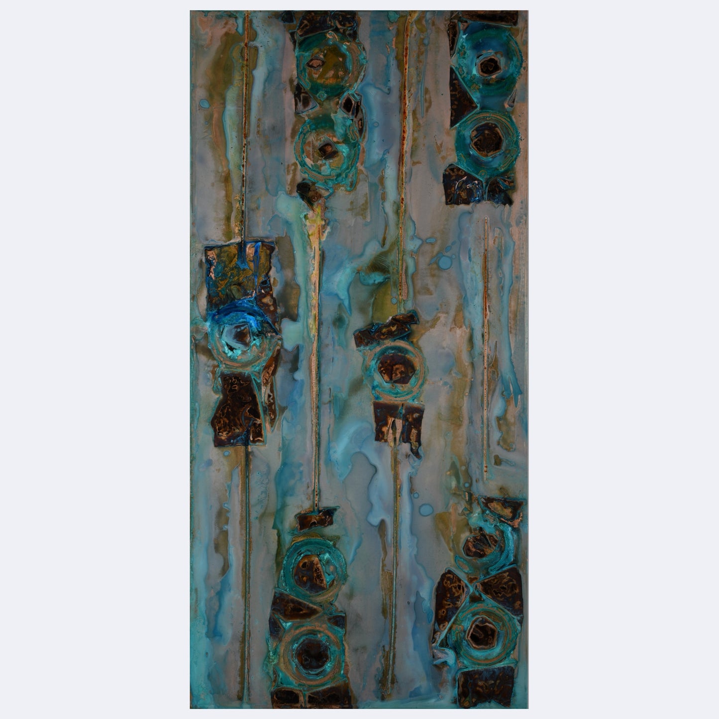 Denim And Diamonds | 48" x 24"