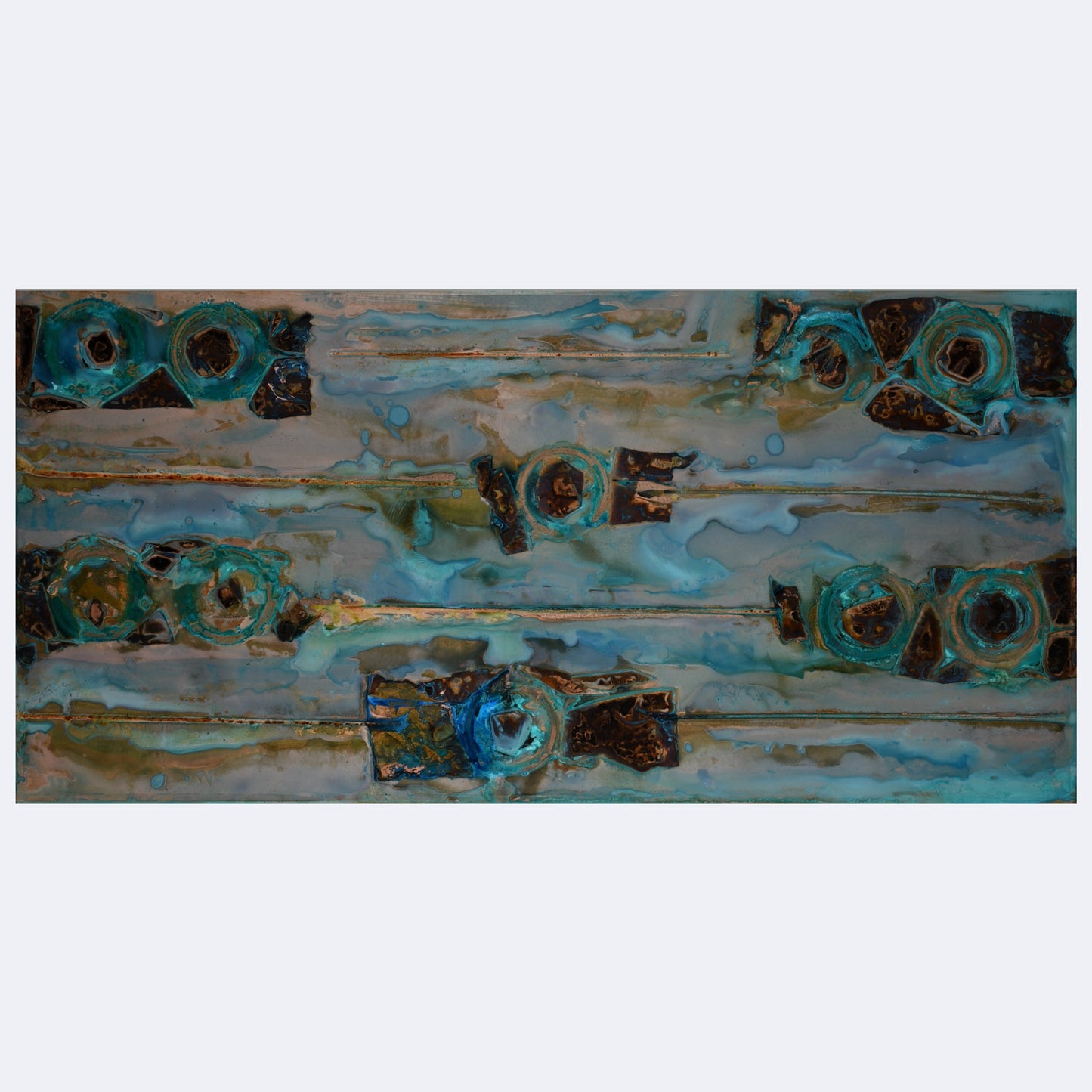Denim And Diamonds | 48" x 24"