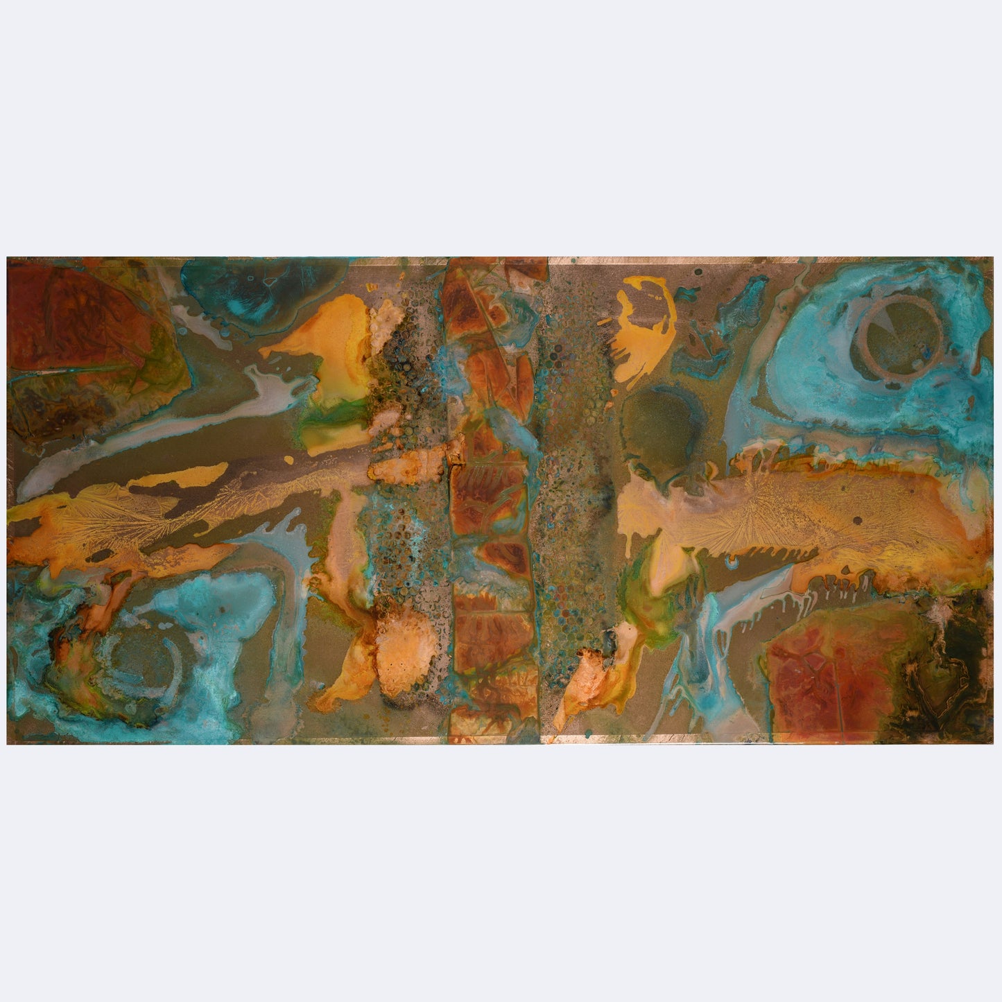 Golden Mirror | 48" x 24"