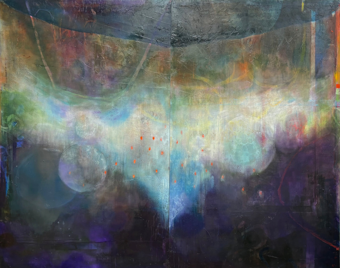 Orbs | 78" x 96"