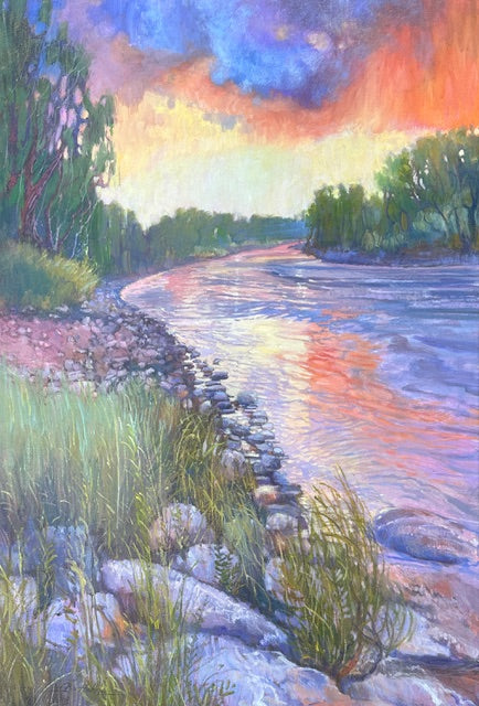 Light of Fading Day | 36" x 24"