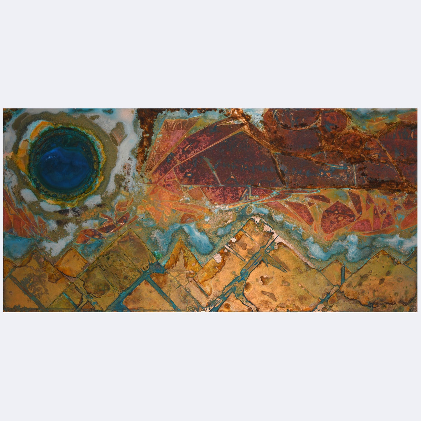 Night Turns Day | 48" x 24"