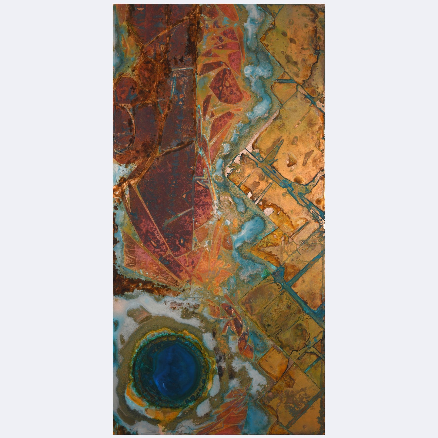 Night Turns Day | 48" x 24"