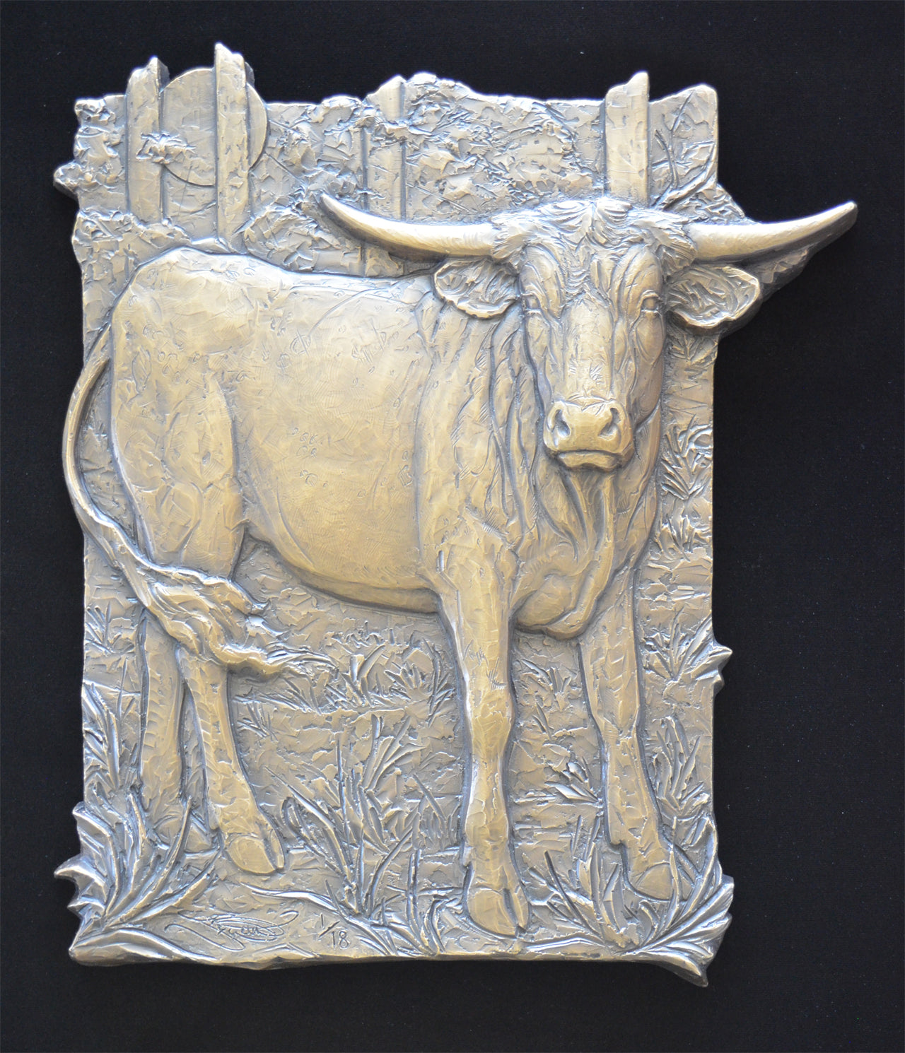 Texas Longhorn | 15.5" x 13" | Edition # 1/18