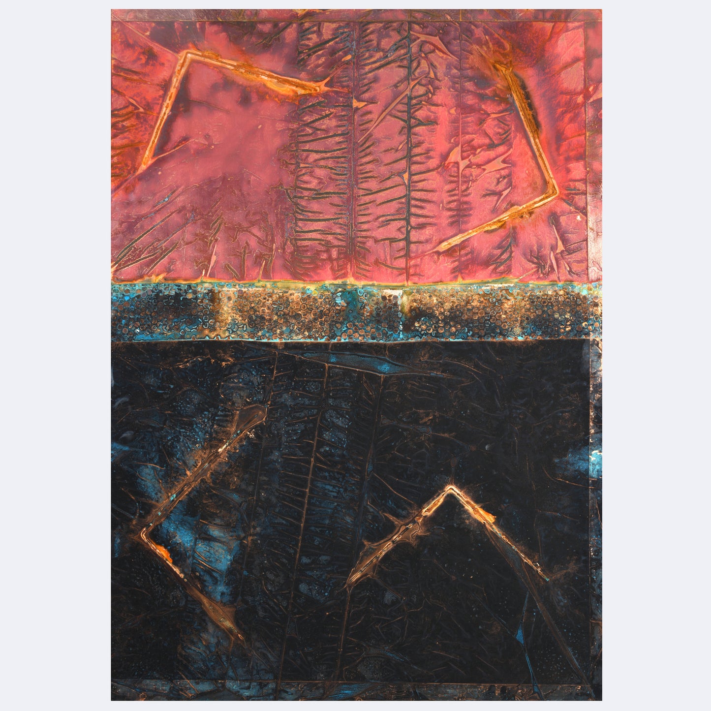 Twilight | 48" x 36" (with artist)