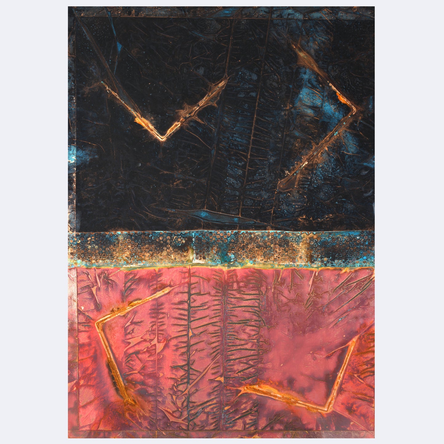 Twilight | 48" x 36" (with artist)