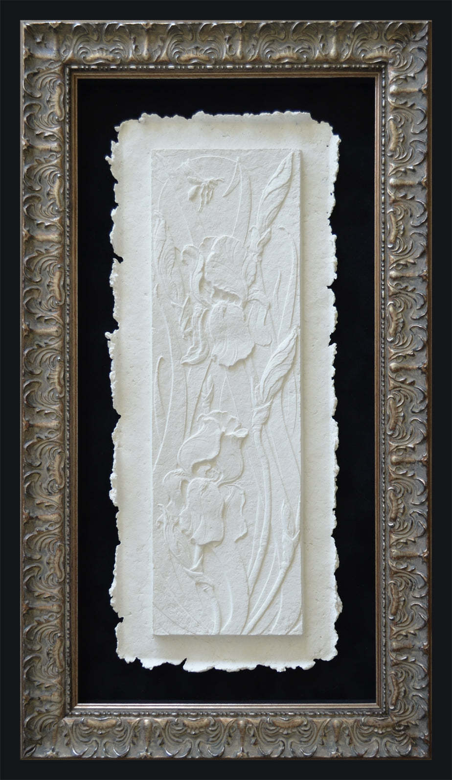 Wasps and Irises | 15.25" x 4.75" | Edition # 1/75