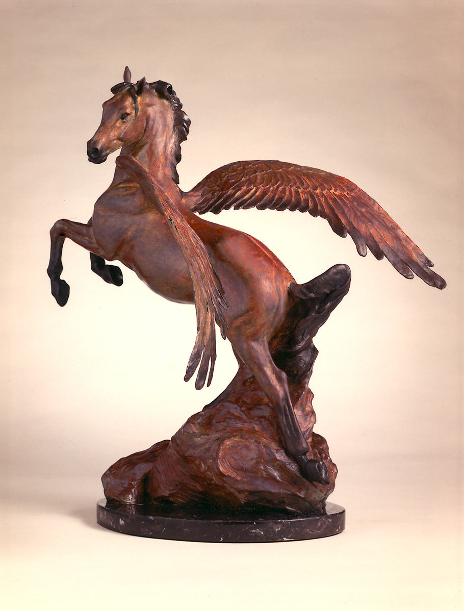 Winged Horse | 19.5" x 17.5" x 17"