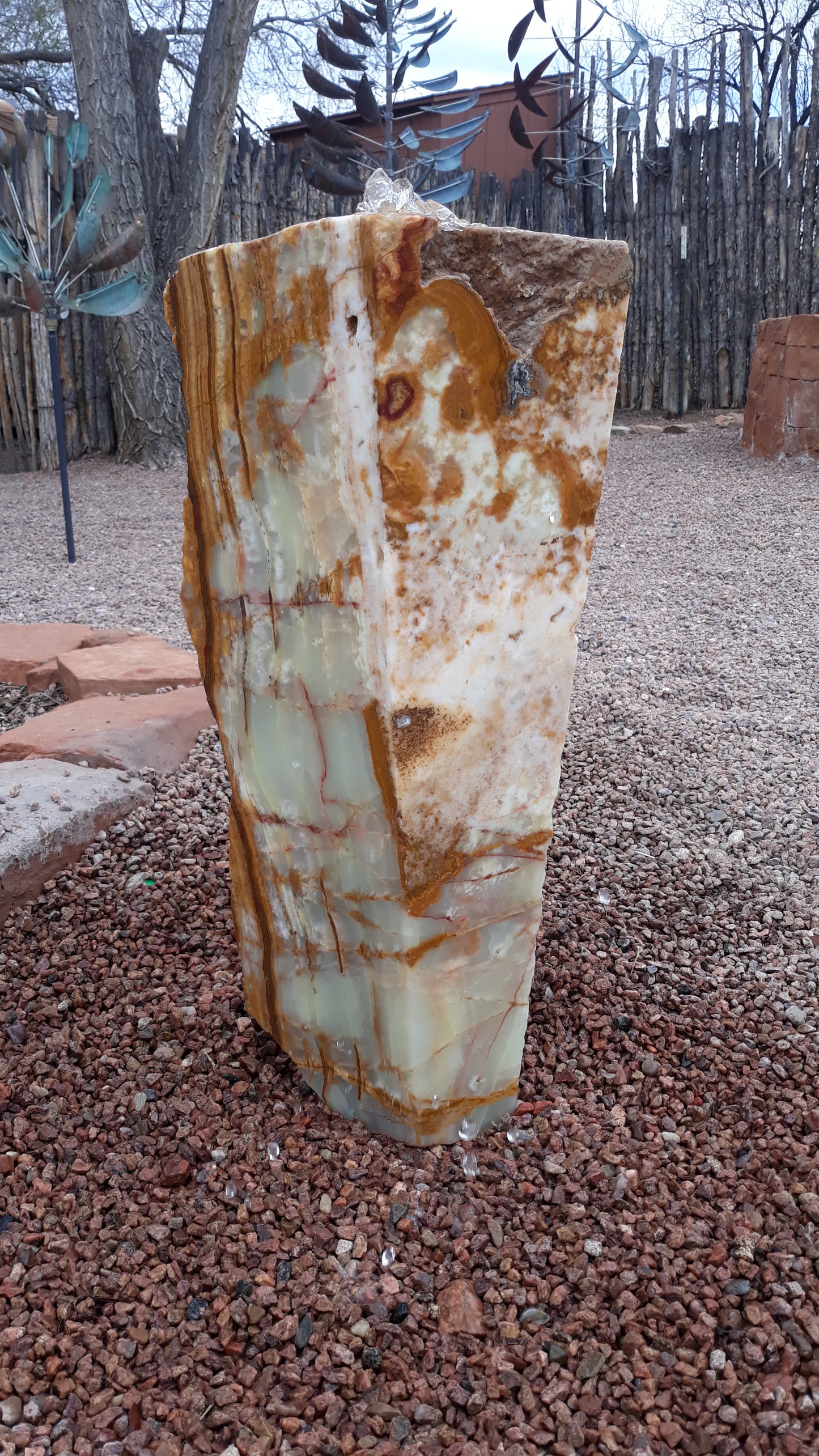 Incandescent - RYAN STEFFENS - caramel canyon onyx - 29 x 14 x 8 in