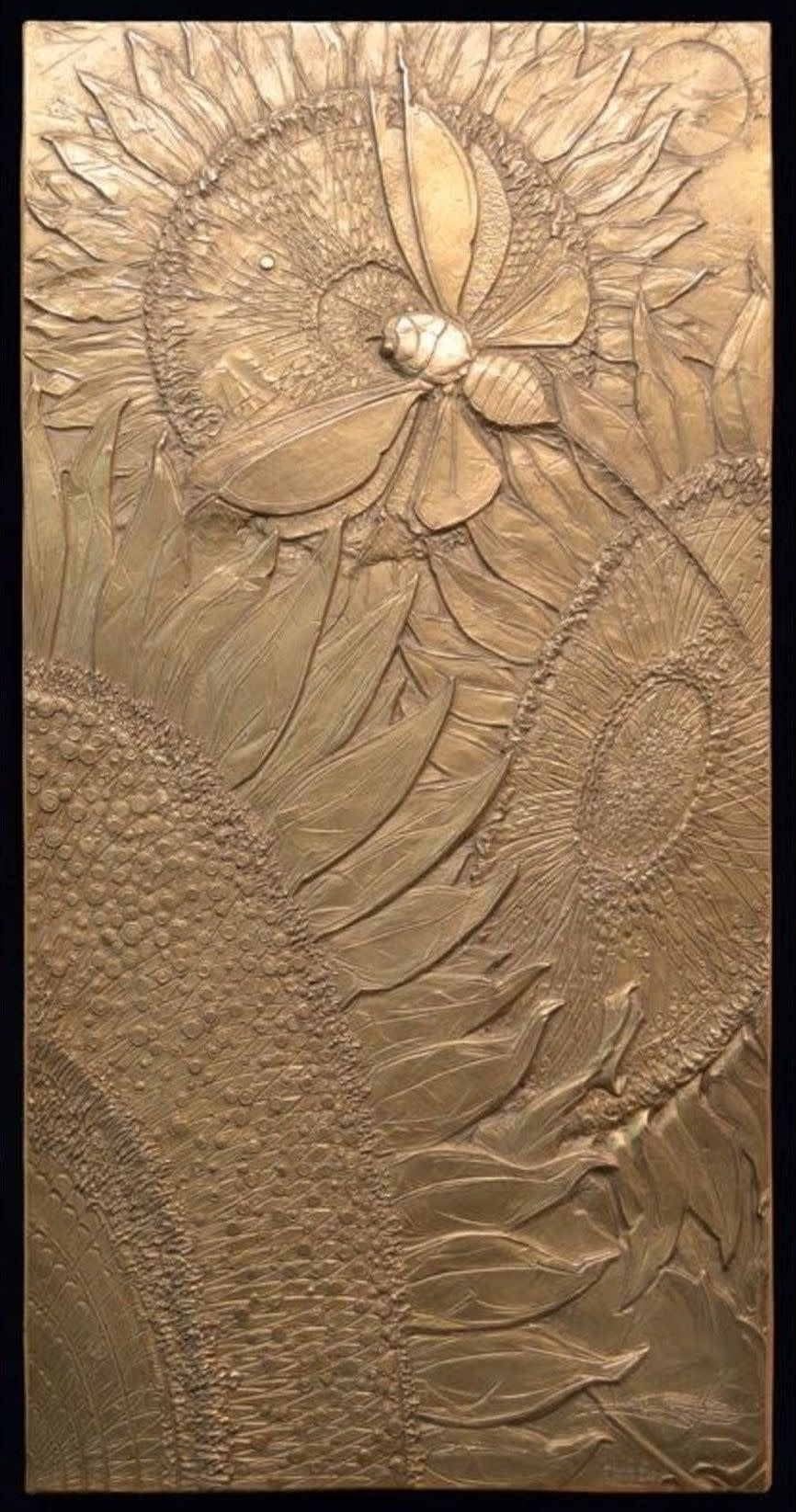 Cicada and Sunflowers (/12) | 27" x 18.5"