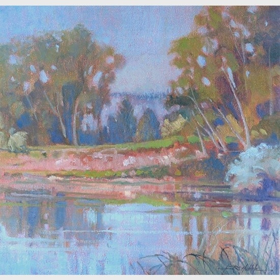 Summer Pond | 12" x 12"