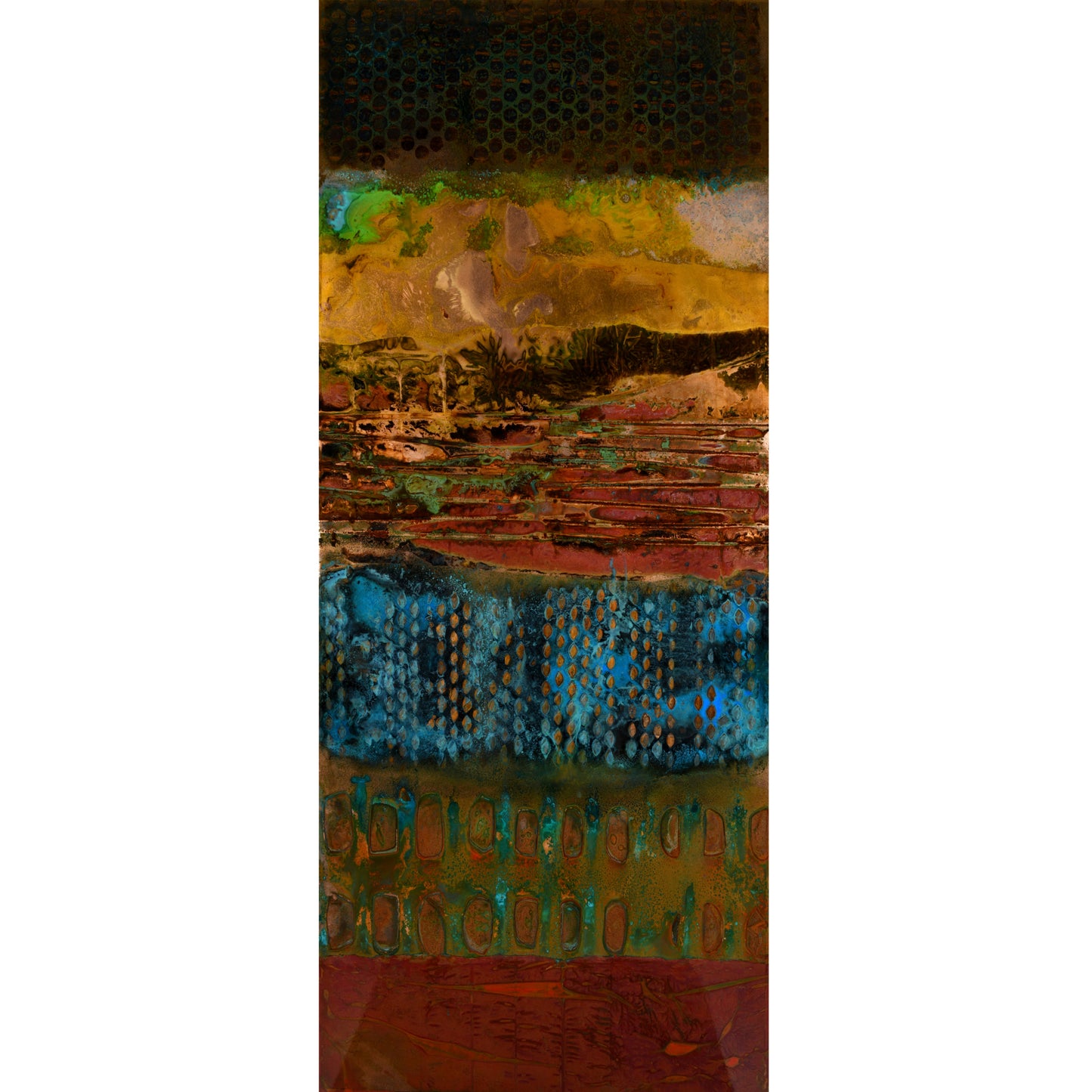 Molten Layers | 72" x 36"