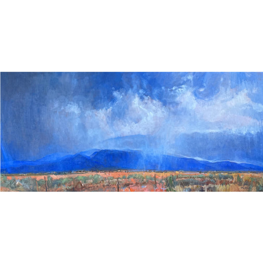 Storm Front at Taos | 31" x 69.25"