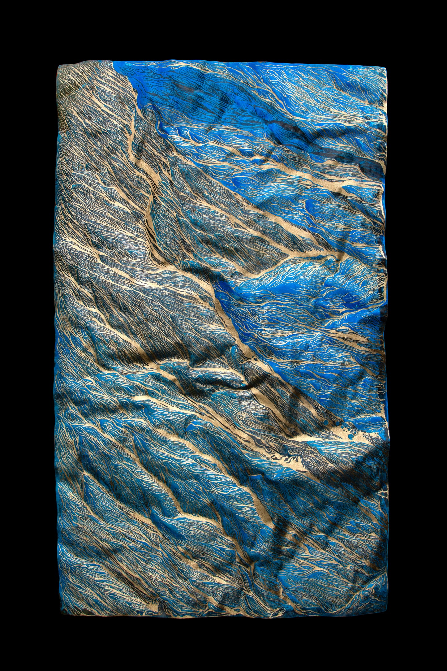 With the Flow | 50" x 30" x 3"