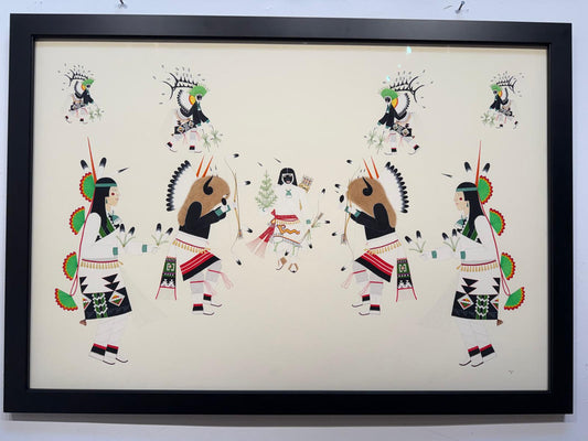 Buffalo Dance | 43" x 30.25"