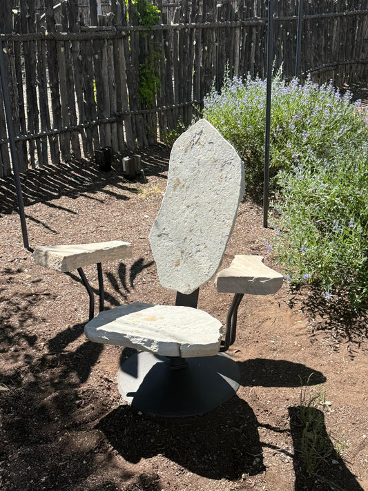 Stone on a Swivel V | 41" x 37" x 37"
