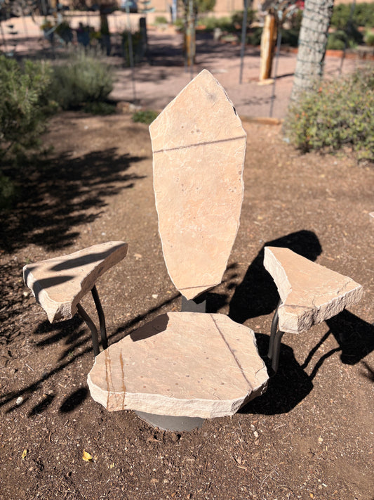 Stone on a Swivel XII | 45" x 41" x 36"