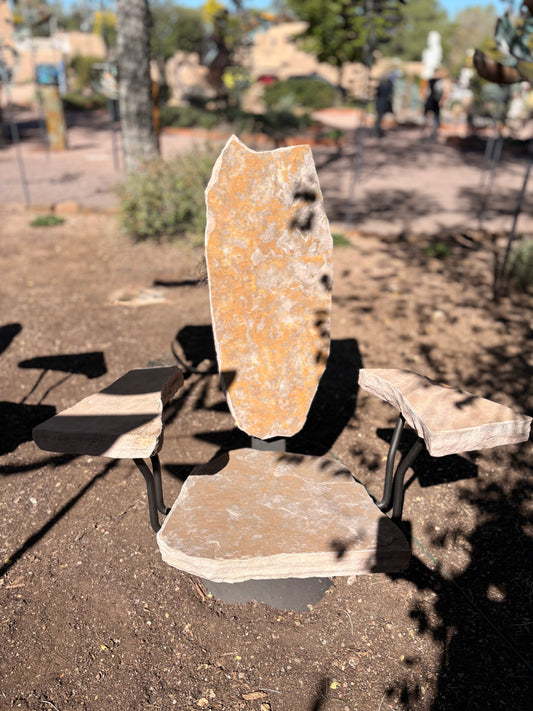 Stone on a Swivel XI | 42.5" x 41" x 36"