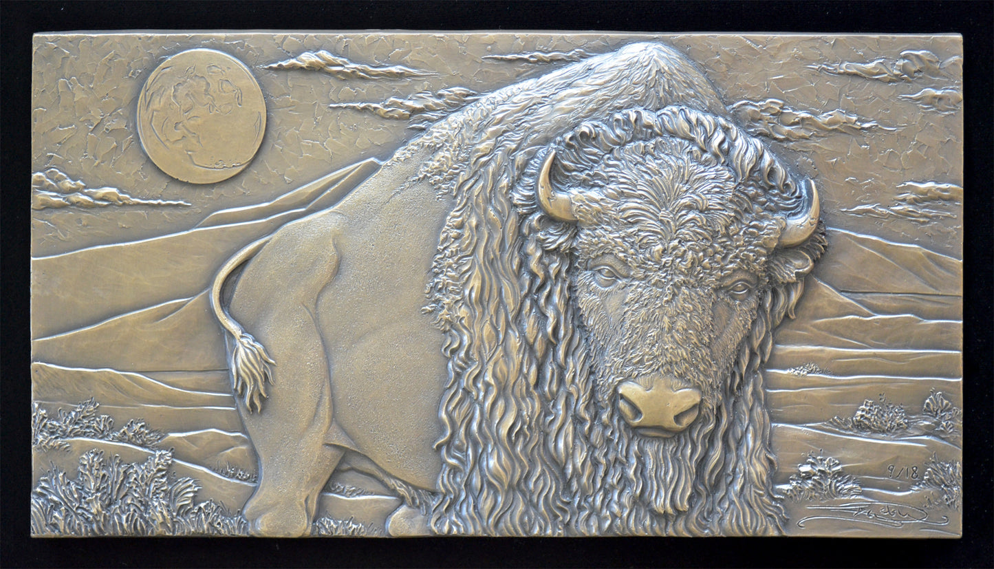 Badlands Bull | 8" x 15" x 1.25" | Edition # 9/18