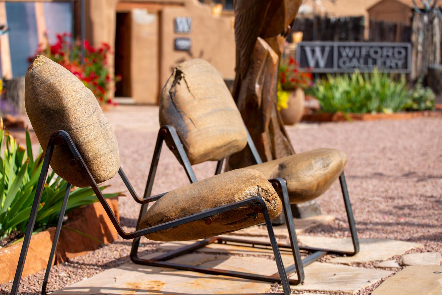 Steel and Stone II |32.5" x 25" x 33"