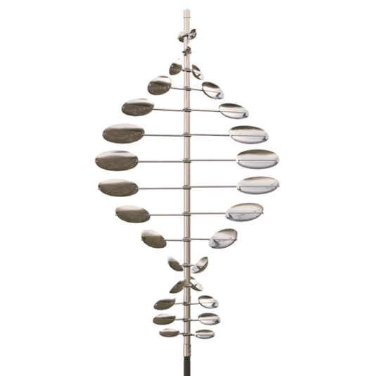 Double Helix Horizontal, stainless steel