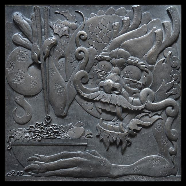 Long Life Noodles - Year of the Dragon (/10) | 15" x 15"